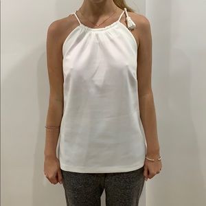 Gretchen Scott halter top with tassels